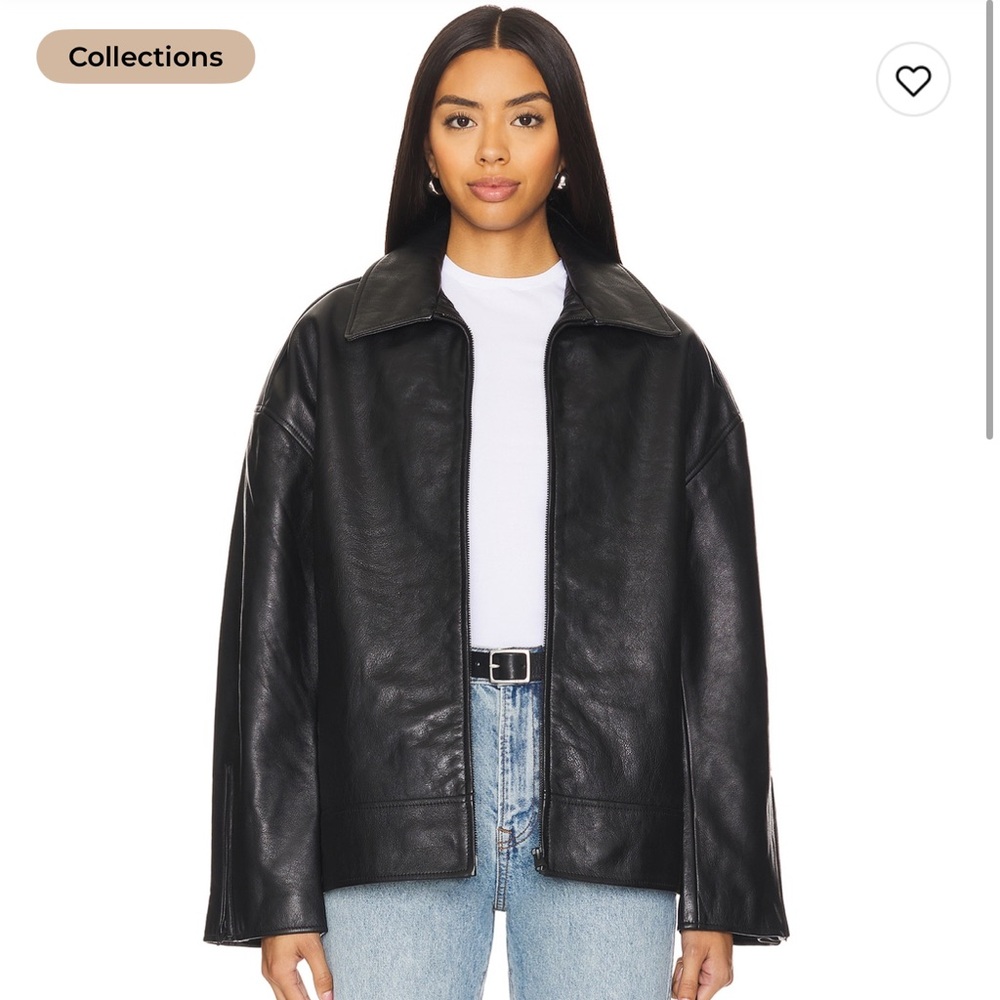GRLFRND Black Alek Leather Jacket